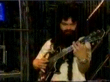 Lister plays a few riffs